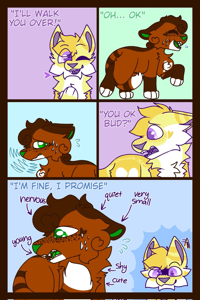 zimneedslove's tweet photo. #nikocomic I have no official name yet- see y'all next year 

#furry #comic #art #digitalart #furryartist

Kind reminder: Niko (brown) is 6. Lemon is 30 :3 and this isn't a proship comic https://t.co/W1PxbBZHyl