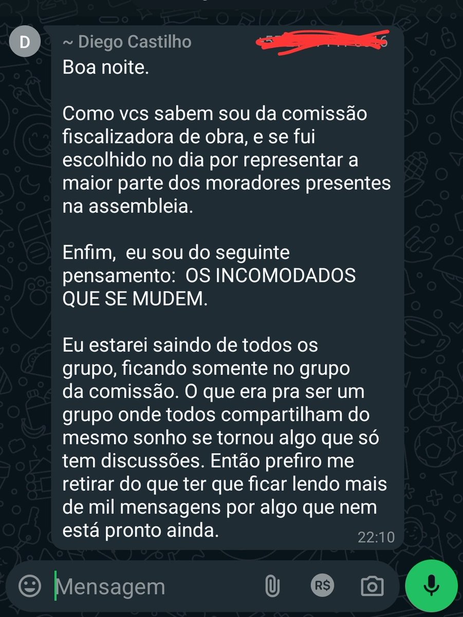 wh0u4n's tweet photo. Apartamento nem ta pronto e o grupo do condomínio ta bombando https://t.co/gMlXaH967e