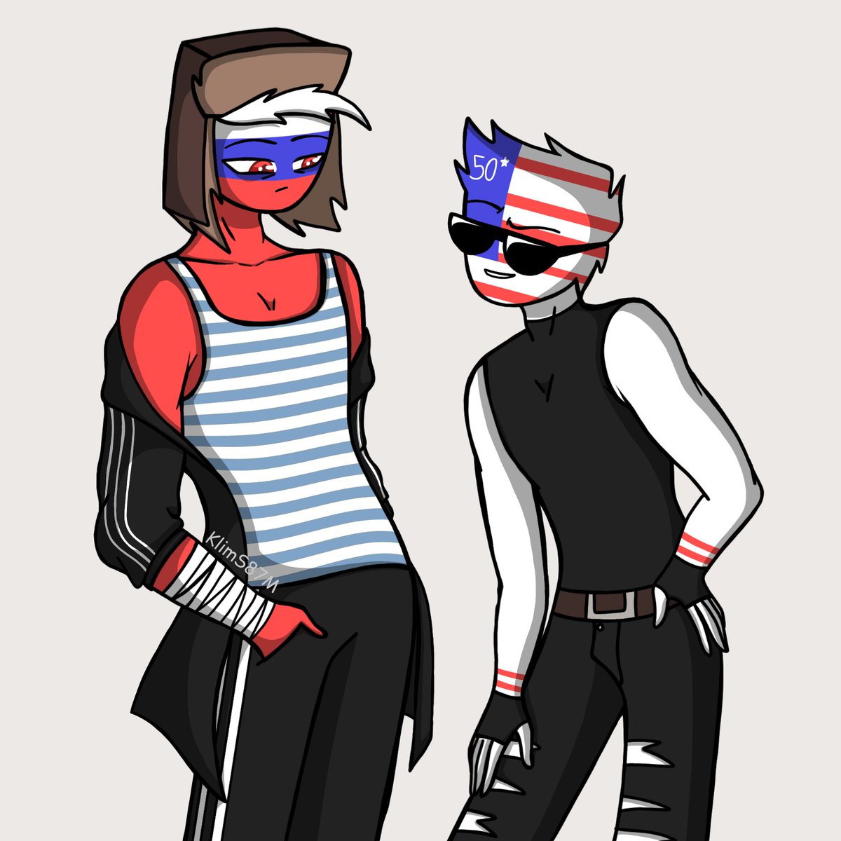 KlimS87M's tweet photo. I won't post rusame or ch so often here, I have tiktok, YouTube and telegram channel for this. Here I will post only nsfw stuff with them I guess 
#nsfw #rusame #CountryHumans https://t.co/M0BoafEhn1