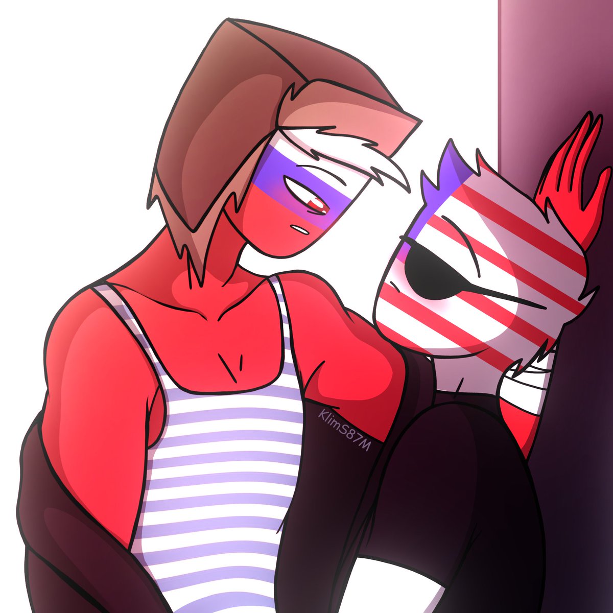 KlimS87M's tweet photo. I won't post rusame or ch so often here, I have tiktok, YouTube and telegram channel for this. Here I will post only nsfw stuff with them I guess 
#nsfw #rusame #CountryHumans https://t.co/M0BoafEhn1