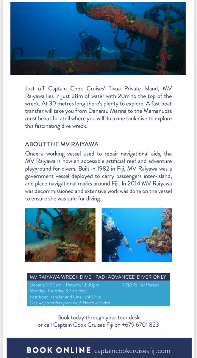 Captain Cook Cruises Fiji tweet media