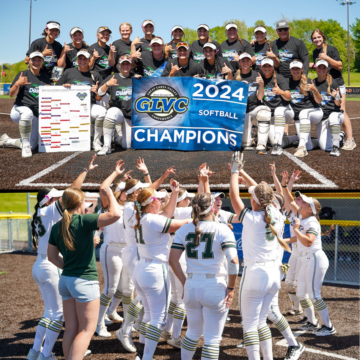1 DAY: As the 2024-25 season opens tomorrow, we conclude the countdown highlighting Miner softball’s first-ever GLVC championship. As the 7th seed, S&amp;T became the first team to beat each of the top four seeds to capture the title. #minerpride