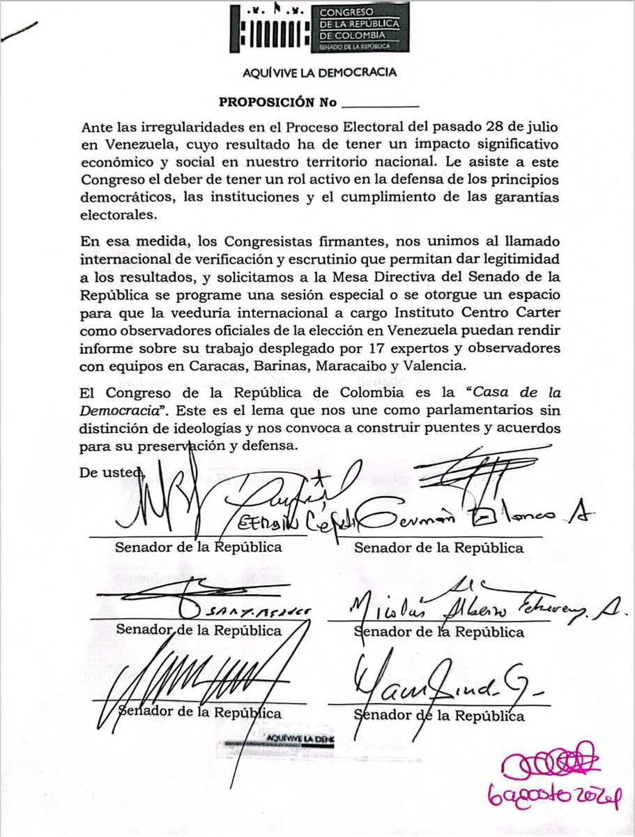 Asi como posiciones de Boric contra Maduro le aumentaron popularidad en 🇨🇱, las de Lula mediando con Maduro y buscando una "2da vuelta" le traerá consecuencias en 🇧🇷

Eso también incluye a Petro.
Por eso Conservadores en 🇨🇴 estan invitando al Centro Carter a exponer en el Senado