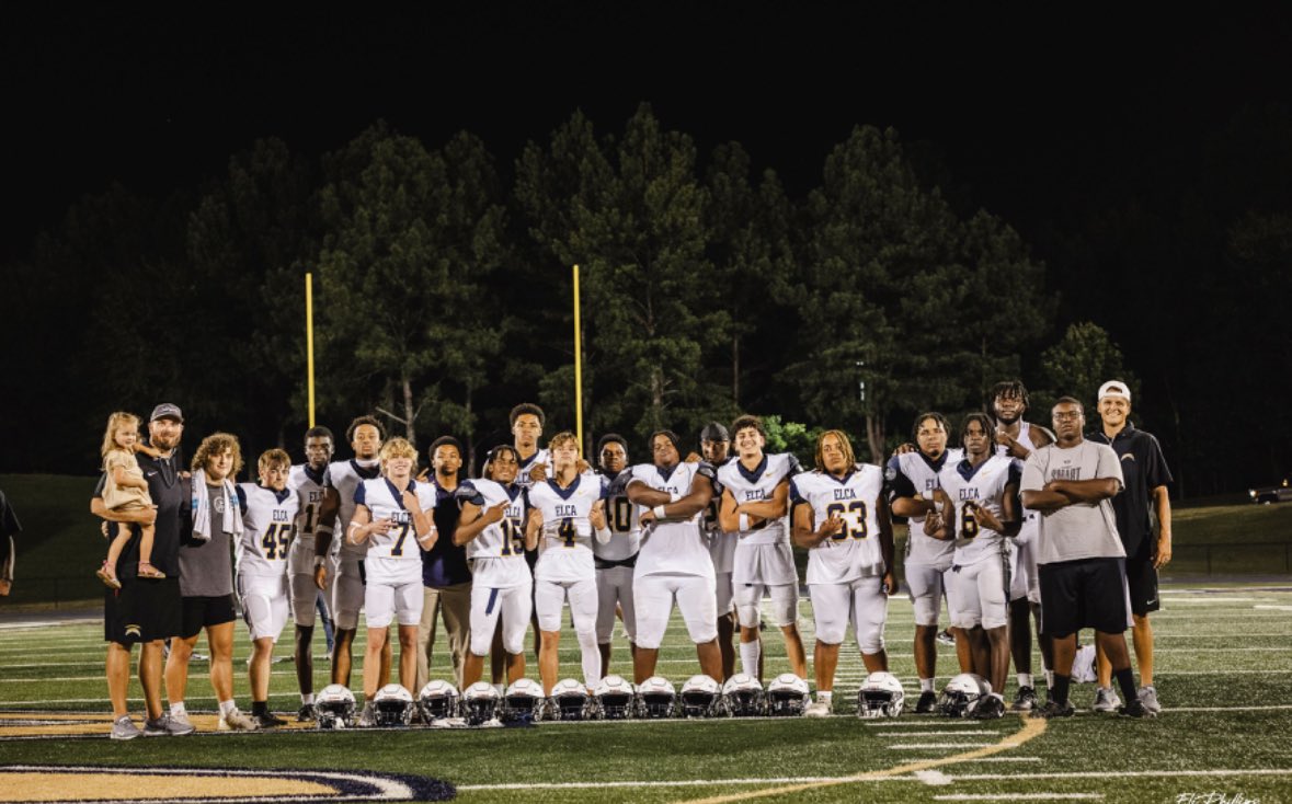 ELCAFootball's tweet image. Class of 2025 opening up the season at home this Friday vs FPD at 7:00PM. Come out and support the Chargers! 
#ELCA #TOGETHER