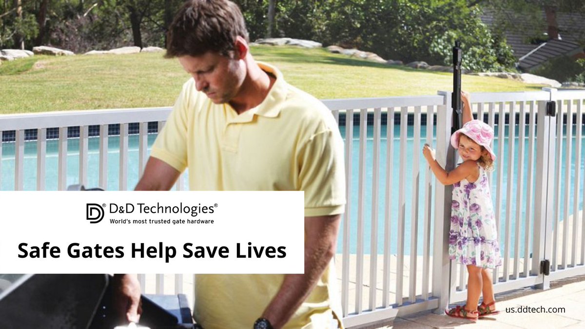DDTechGlobal's tweet image. Help keep your children and pets safe by restricting access to your pool area. Up-to-date gates, hinges, and latches are a must to help prevent drowning incidents. #drowningprevention #childsafety #layersofprotection

okt.to/a0qrc2
