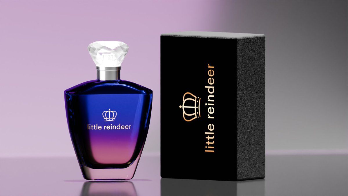 Albashiq10's tweet photo. my little reindeer🩷💜  
#blender #blender3d #perfume #advertizing #learn3d #3design https://t.co/VcC1Pns7Kg