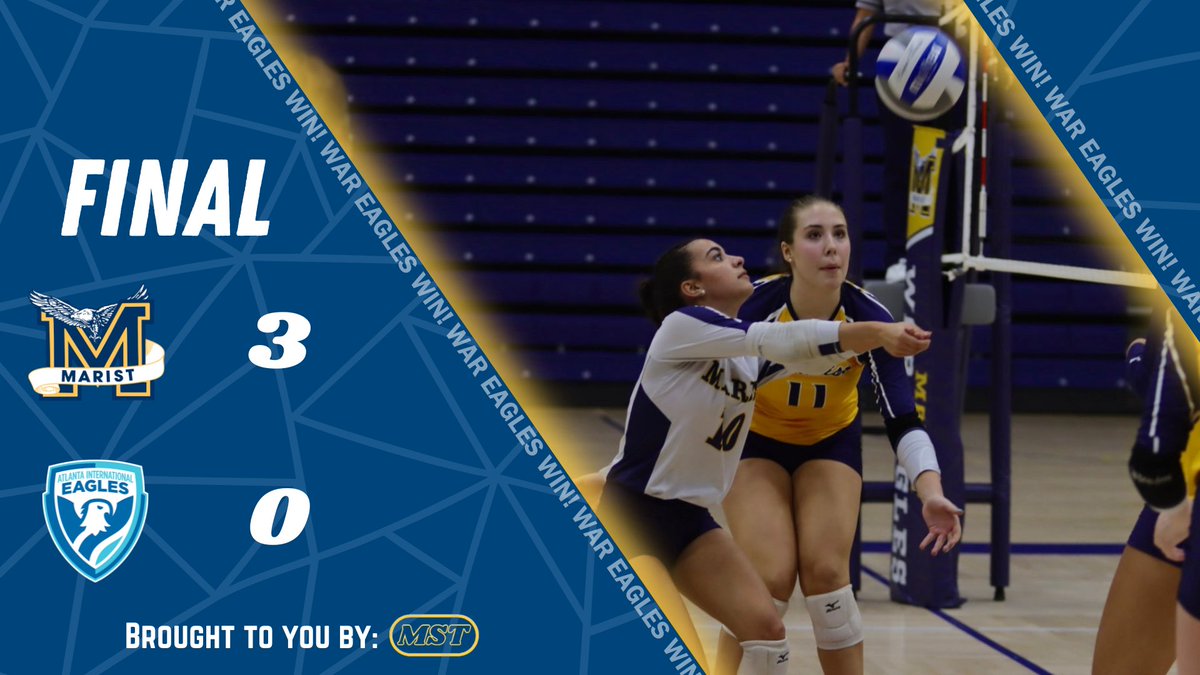 2 game and 2 wins today for the War Eagles! 🥎🏐🦅 #wde