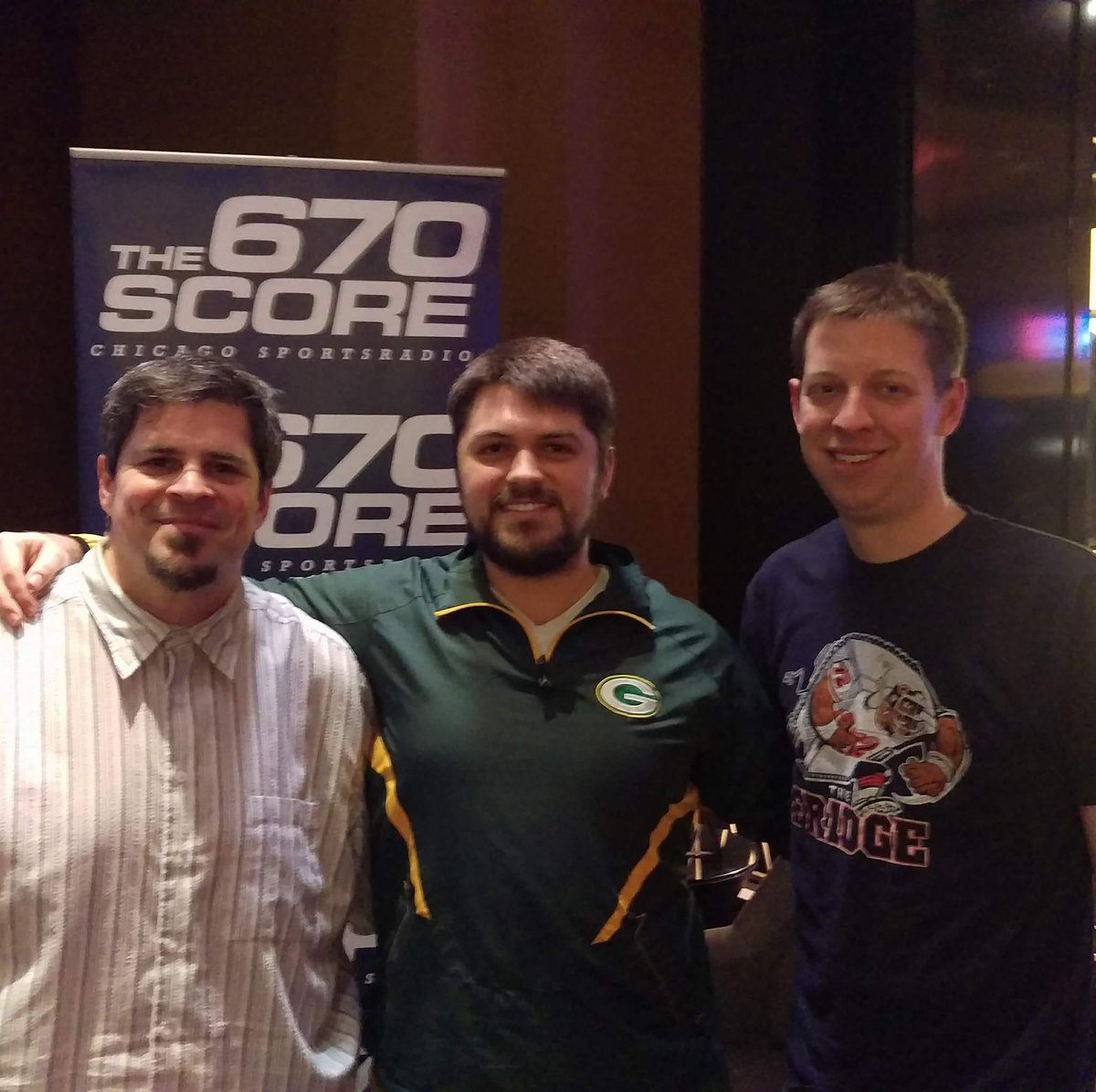 chicotegrady's tweet photo. Been listening to both iterations of @ParkinsSpiegel since day 1.

@DannyParkins thank you for what you've done, for not roasting me for wearing my packers gear to the live show at Ceasaers for the anniversary trip and for dealing with me on can't do it. -Oreo Informant https://t.co/innlZtKzOQ