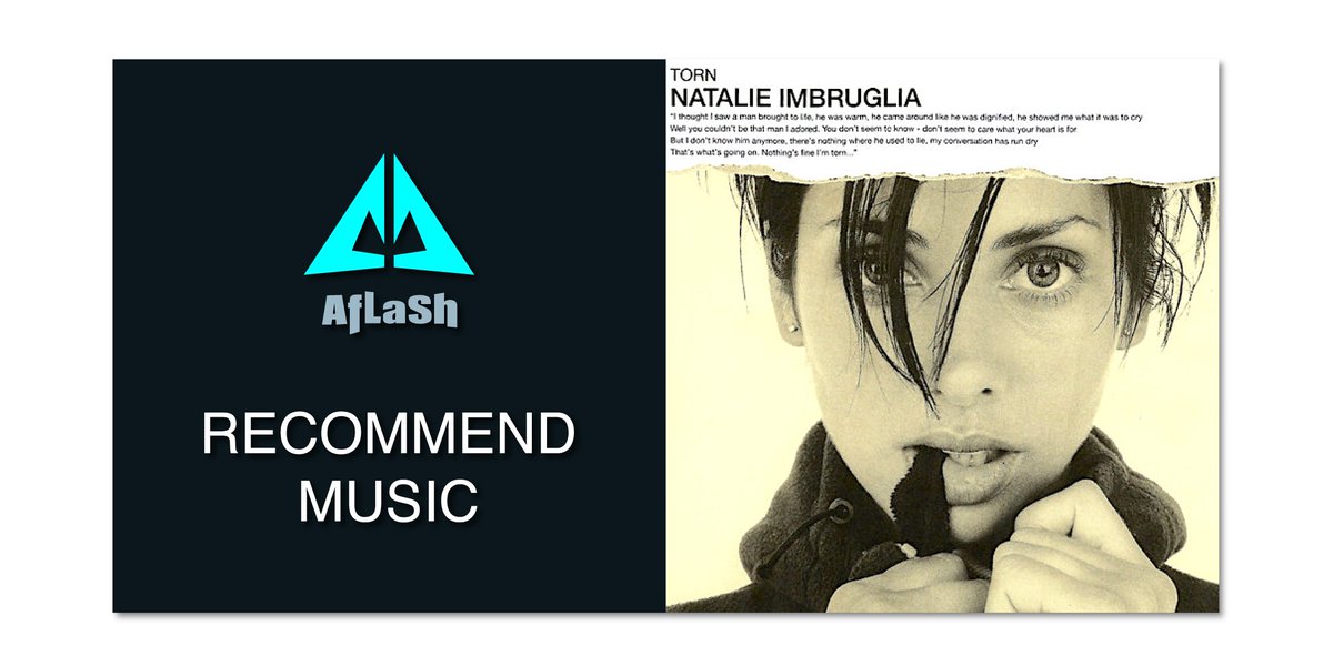 AfLaSh_STORE's tweet photo. ★ AfLaShのオススメ音楽紹介 ★
Natalie Imbruglia / Torn
https://t.co/O3SljjelF1
#AfLaSh #洋楽好き #音楽好き #おすすめ #90s #90年代 #ヒット曲 #懐メロ #聴いた事ある曲 #pop #ポップ #ポップス #女性ボーカル #モデル #女優 #MusicVideo #Torn #ナタリーインブルーリア #NatalieImbruglia https://t.co/BUDlls9Kcs