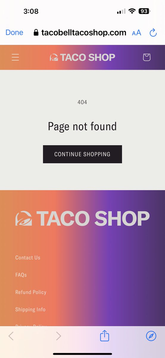 JussMCam's tweet photo. I’m devastated, I wanted that Baja Stanley so bad but the Drop page wouldn’t work 😭 @tacobell whyyyyy https://t.co/M3dfE0tmMd