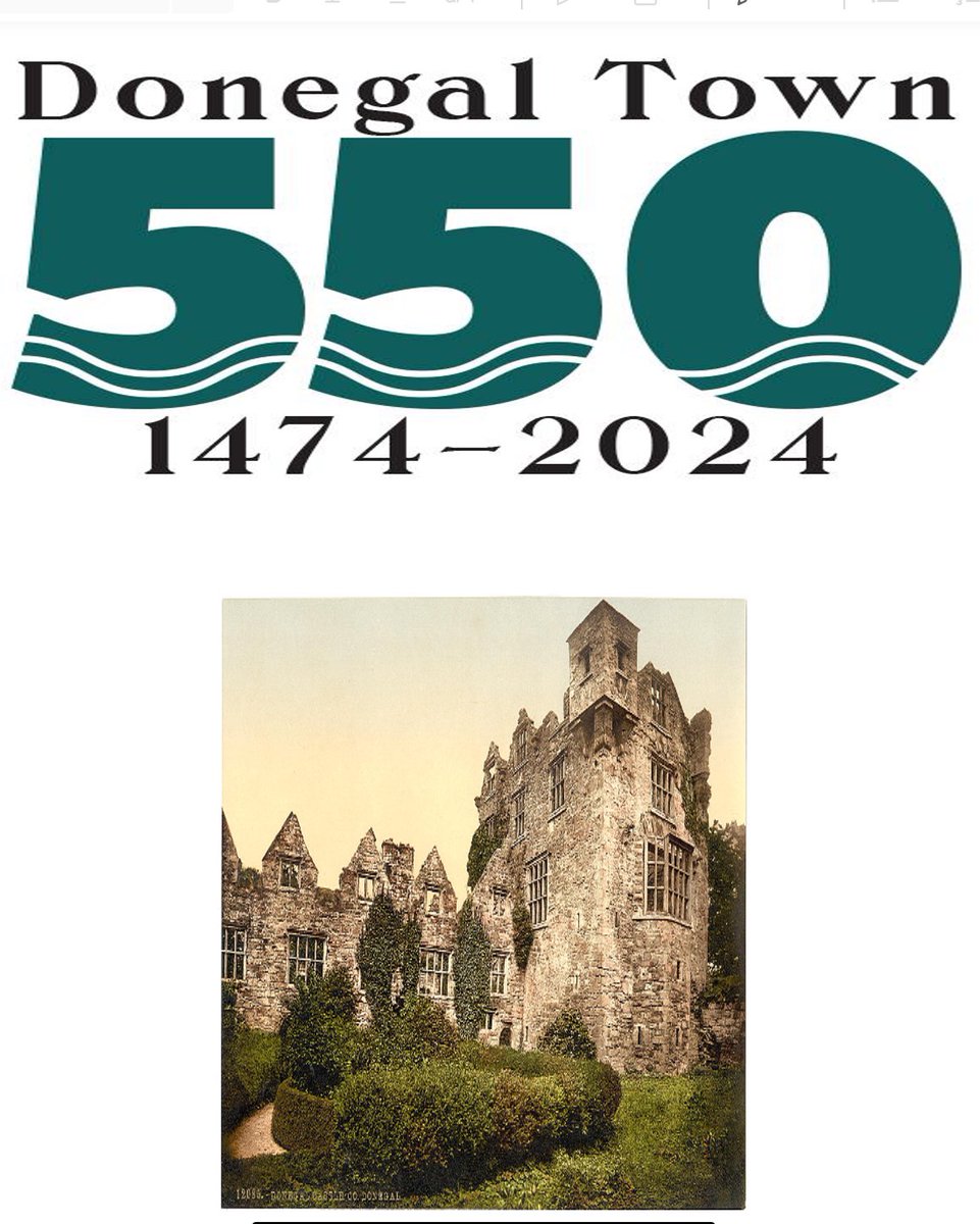 Donegal Town 550: History and Remembrance a free one-day history conference on Saturday 24th August 2024 in the Central Hotel, Donegal Town. Full details on our website: 

donegalhistory.ie/donegal-town-5…