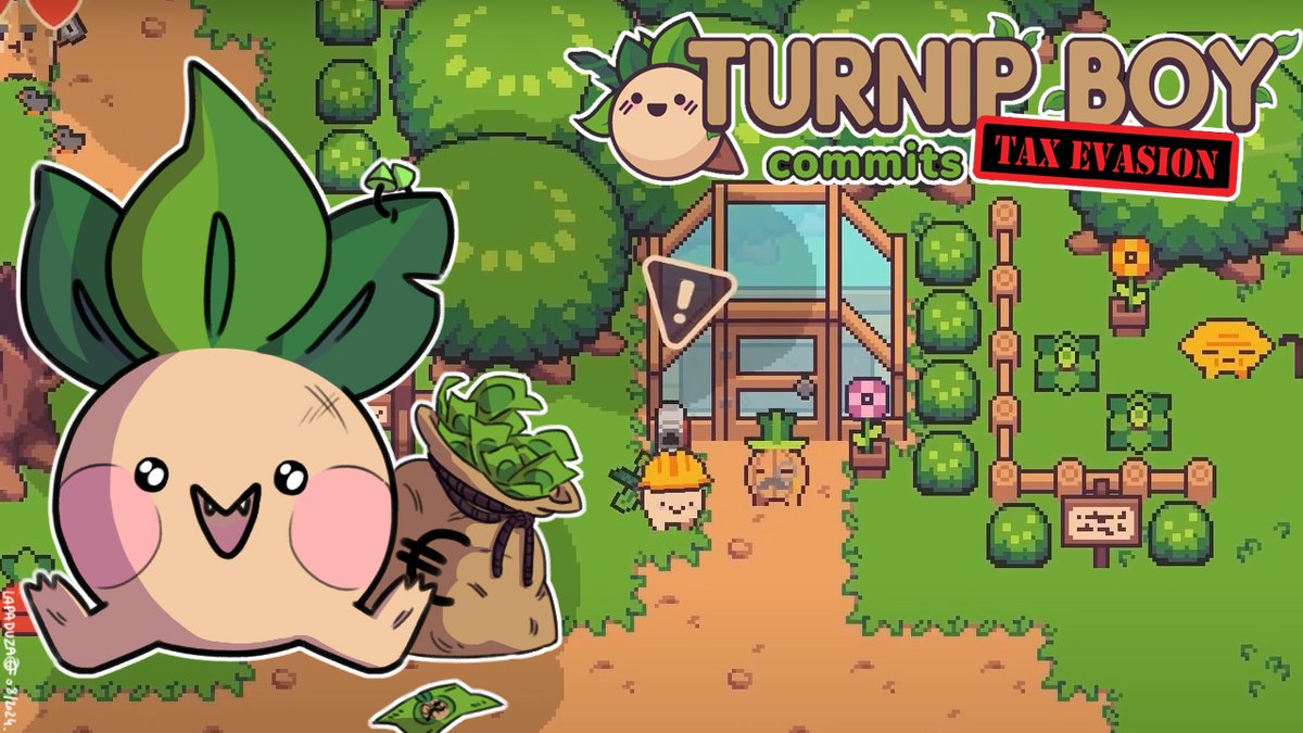 TheFrenchBat devient un légume dans cette nouvelle aventure au pays des... Impôts ?! Hum, ça ne va pas le faire ! Il est temps de voler un arrosoir et de récupérer notre serre !!!
Link : youtu.be/lMjBnpCb5fY

#turnipboy #turnipboycommitstaxevasion #letsplay #illustration