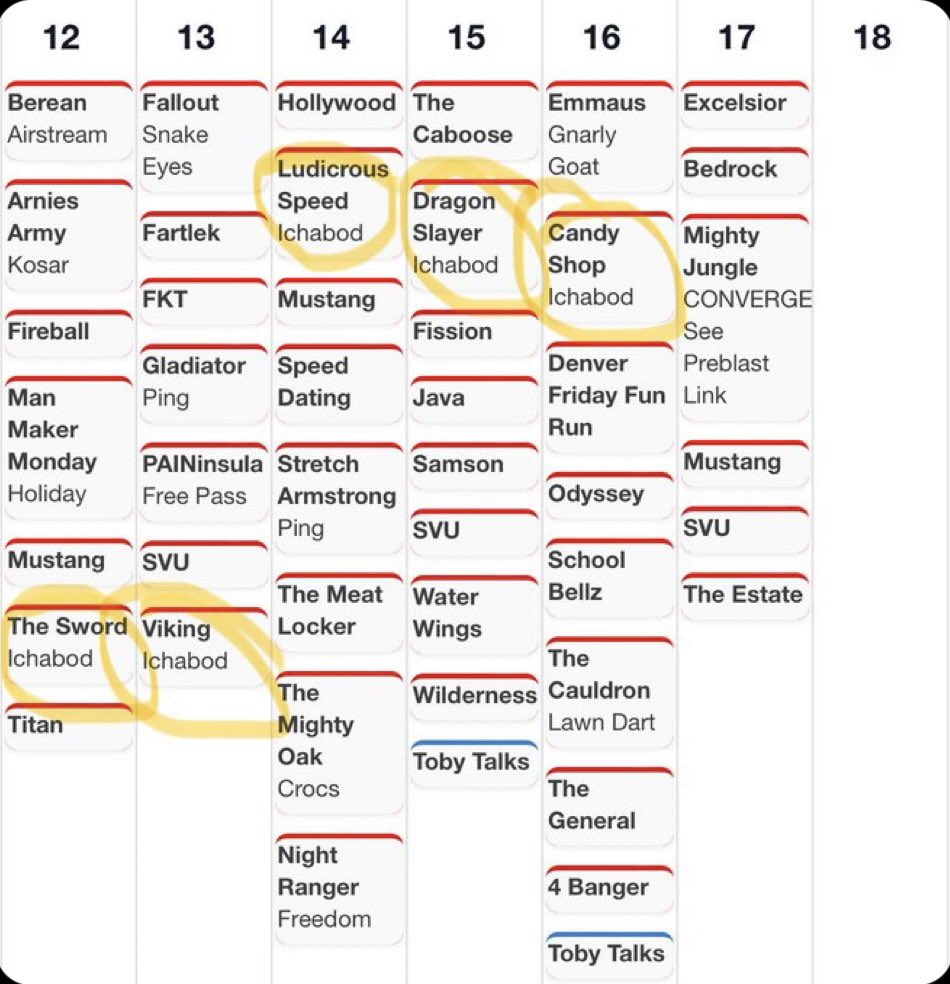 ichabod_F3's tweet photo. @F3Isotope #pb Day 3 of “The Week of Ich” will be held at #LudicrousSpeed 530 tomorrow. Here’s the plan: Run in circles. Maybe during that time someone can explain to me what “track work” is… Richard Barry Park. @F3Stray https://t.co/yZsSyMiz2y