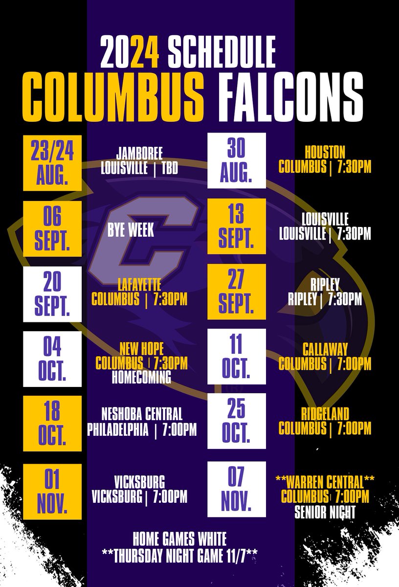 CoachBSimpson's tweet photo. 2024 Columbus Falcons Football #4DFamilyFocus Falcon Pride!!! https://t.co/ZKTts1cPzt
