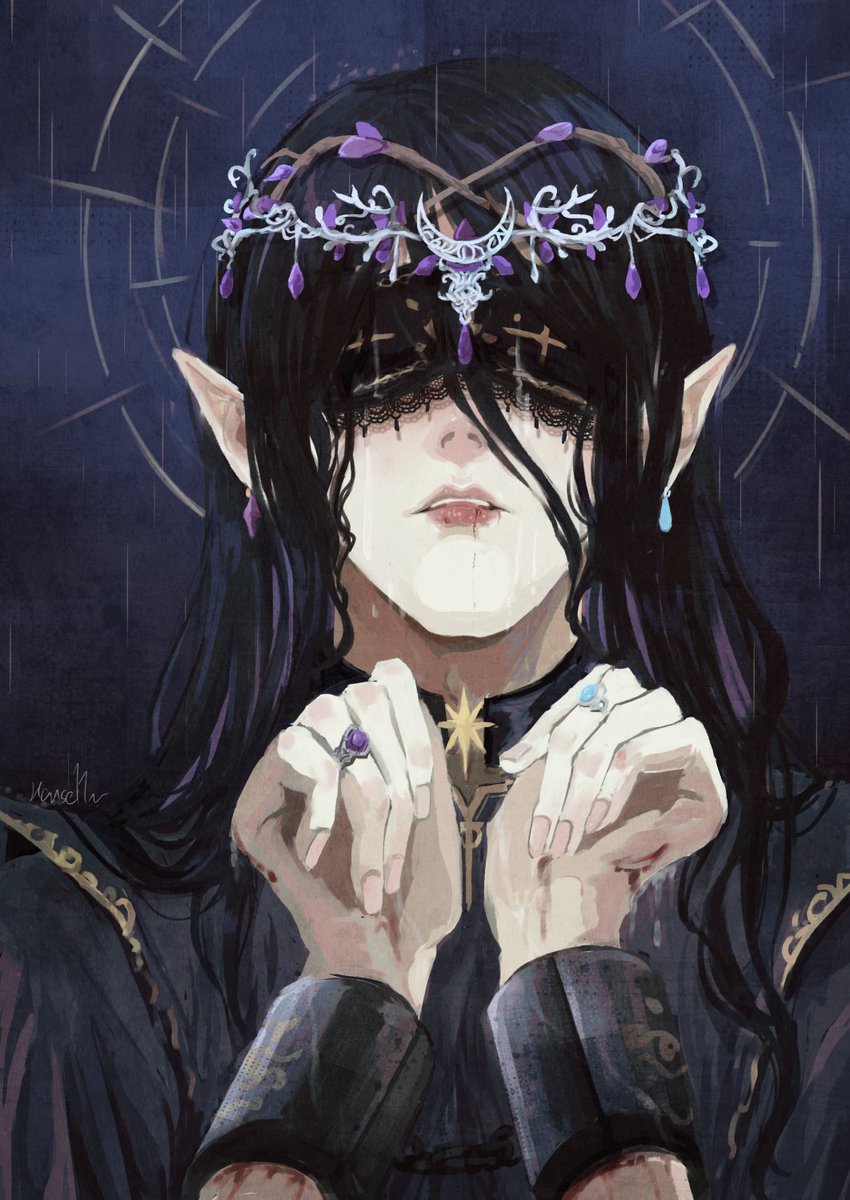 HanselTU's tweet photo. #OCTav #DnD #Selûne #ocart https://t.co/KFu0MNYeIk