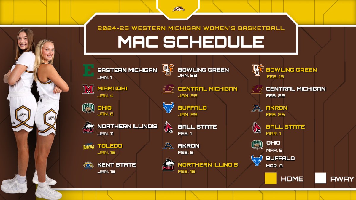 Our MAC schedule just dropped for the upcoming season! 👀 Remember to mark your calendars! 📅

📰bit.ly/3Z1PMEH

#BroncosReign
