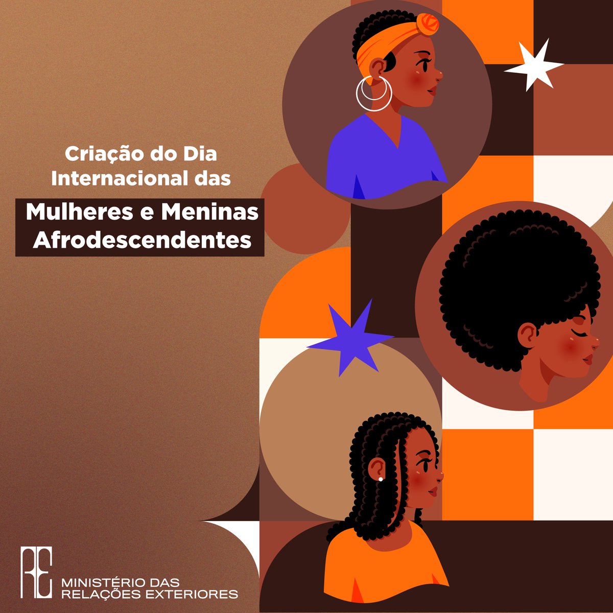 A Assembleia-Geral da #ONU 🇺🇳 proclamou o dia 25 de julho como Dia Internacional das Mulheres e Meninas Afrodescendentes, em resolução proposta por 🇧🇷 e Colômbia 🇨🇴. Esse dia deverá marcar a importância da luta contra a escravidão e o racismo e a busca pela igualdade de gênero.