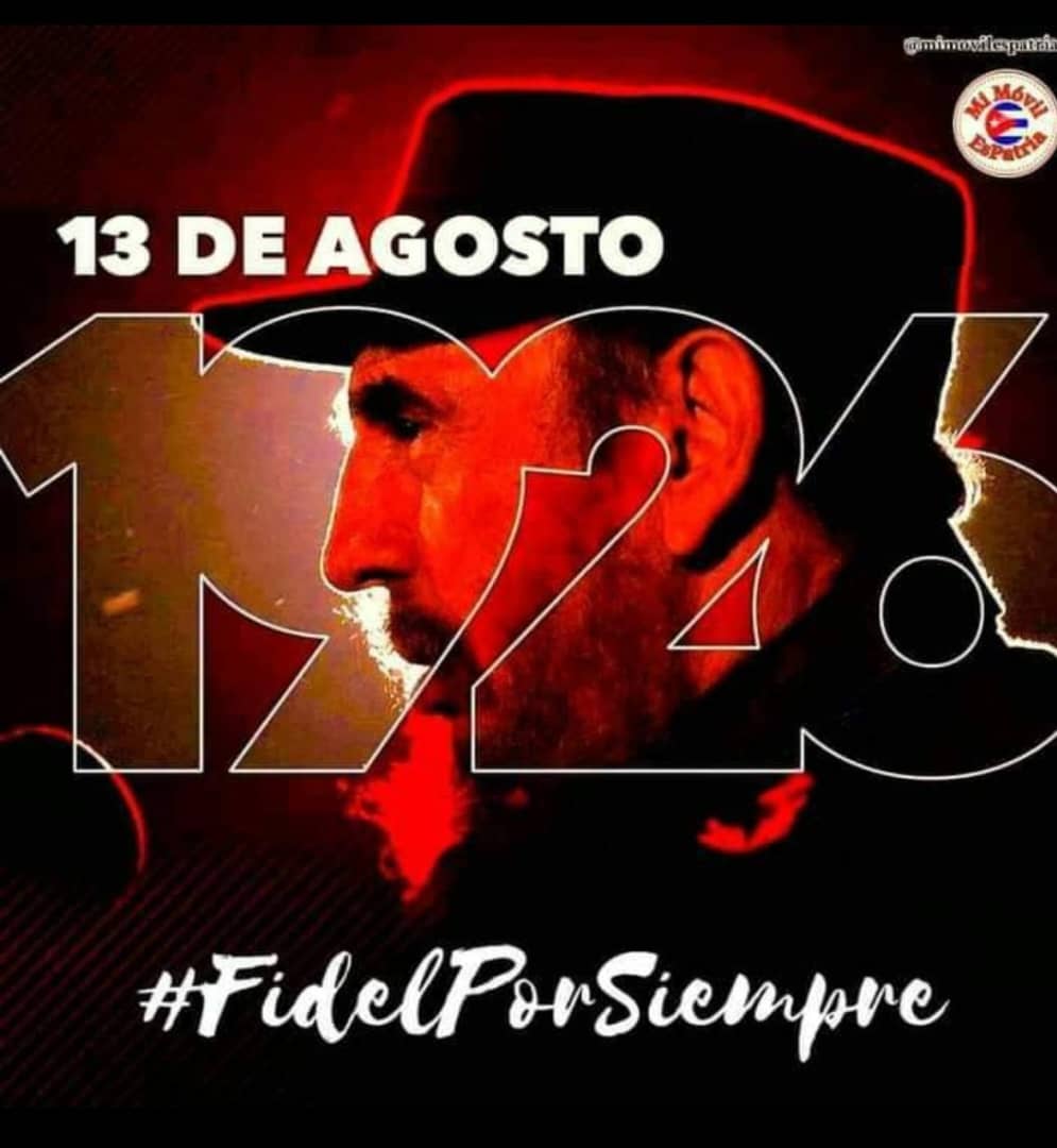 CamilaEP99's tweet photo. Feliz cumpleaños #Comandante, que sean sus ideas la luz en nuestros días 
#FidelesFidel
#FidelPorSiempre https://t.co/Laj3iEyFBm