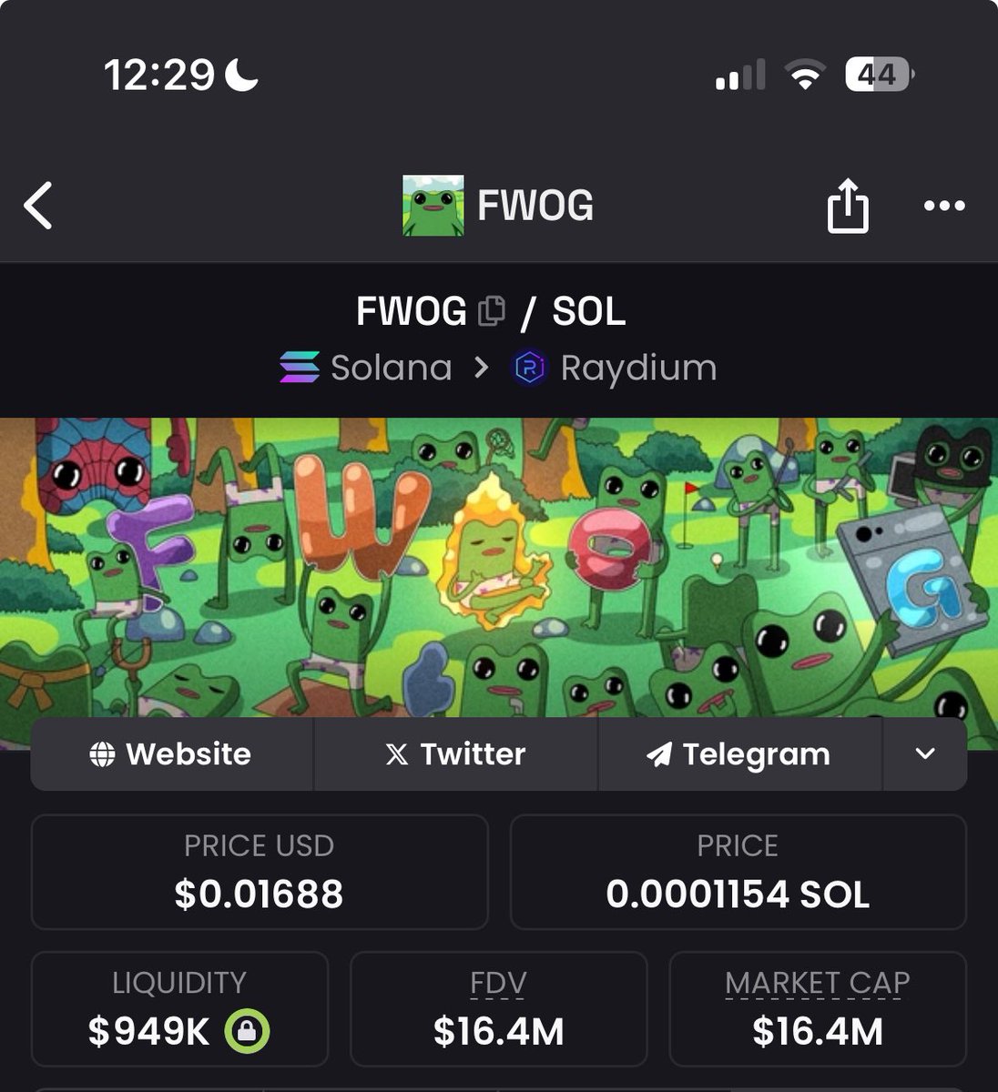 faipda's tweet photo. see you at 50m $fwog https://t.co/F6oPS6V613