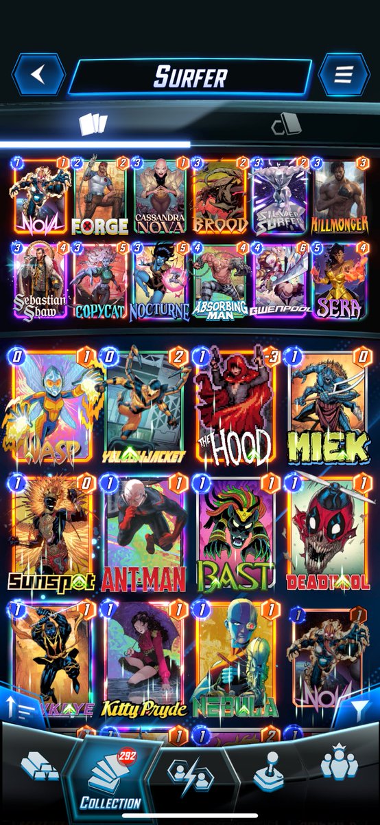 Atoa_Man's tweet photo. I asked @ZombiesGoNomNom for help in the 90s and he delivered!  Thank you! #MarvelSnap https://t.co/S9xP7QM0v8