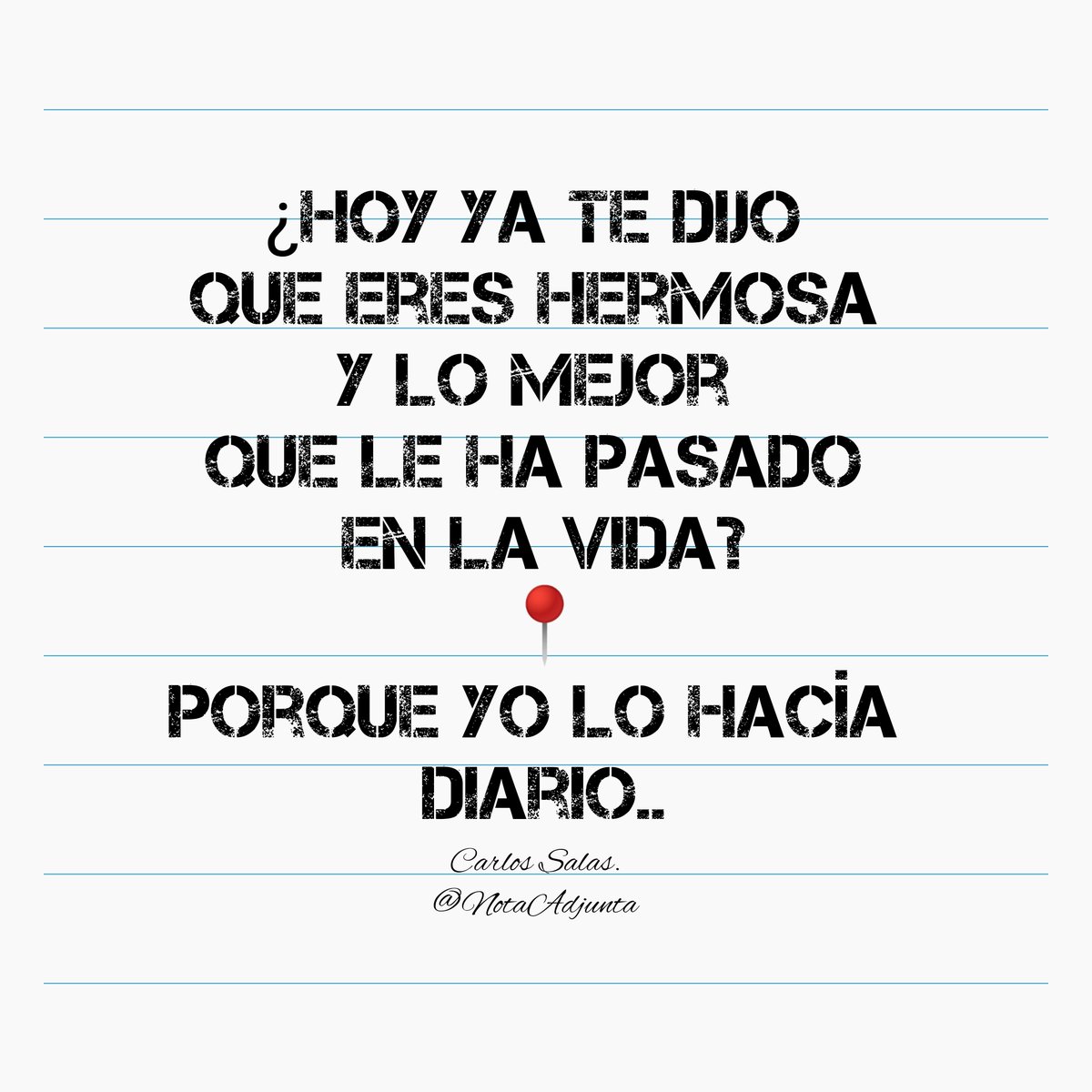 NotaAdjunta's tweet image. @NotaAdjunta #Hermosa