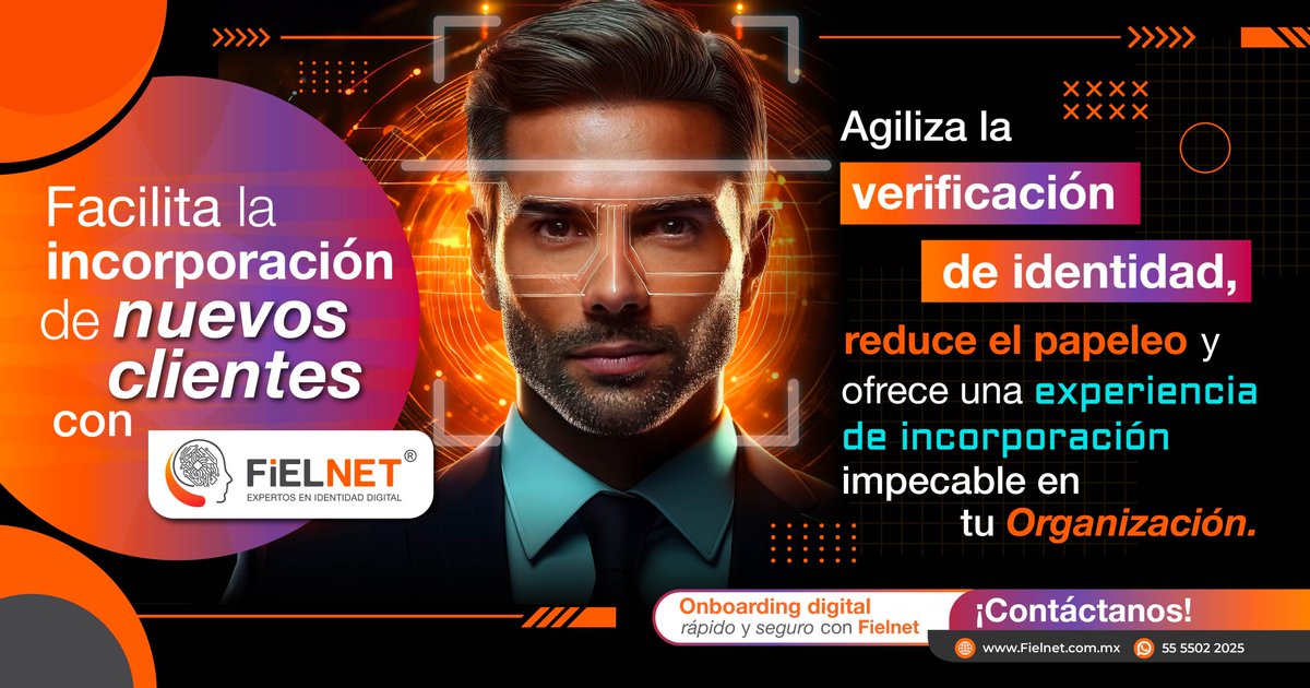 #NegocioInteligente | Simplifica y asegura tu proceso de #onboarding. Elige <a href="/Fielnet_mx/">Fielnet</a> para una experiencia sin fricciones y haz que tus clientes comiencen a disfrutar de tus servicios más rápido.

Nuestros especialistas te acompañan. 
☎ hubs.la/Q02nnLkm0
