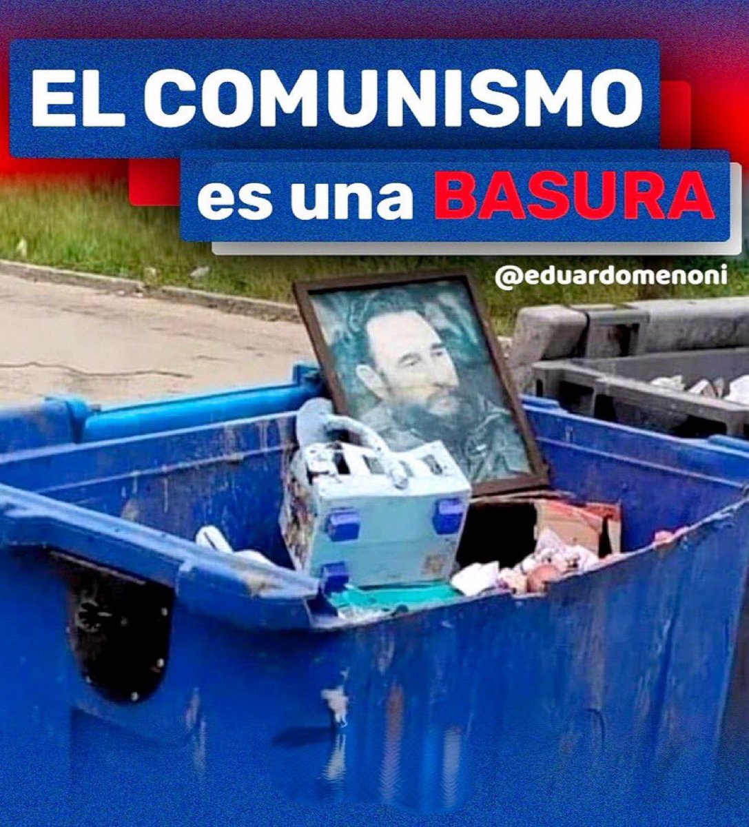 eduardomenoni's tweet photo. Levanta la mano ✋🏼 si estás de acuerdo en que el comunismo es una basura. https://t.co/ZtWqLnoO3V