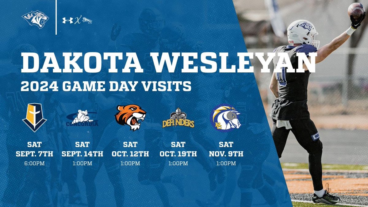 Thank you <a href="/CoachMasonFrost/">Mason Frost</a> for the Game Day Invite, I’m looking forward to learning more about Dakota Wesleyan!!! 🦍🏈🏈🔥🔥