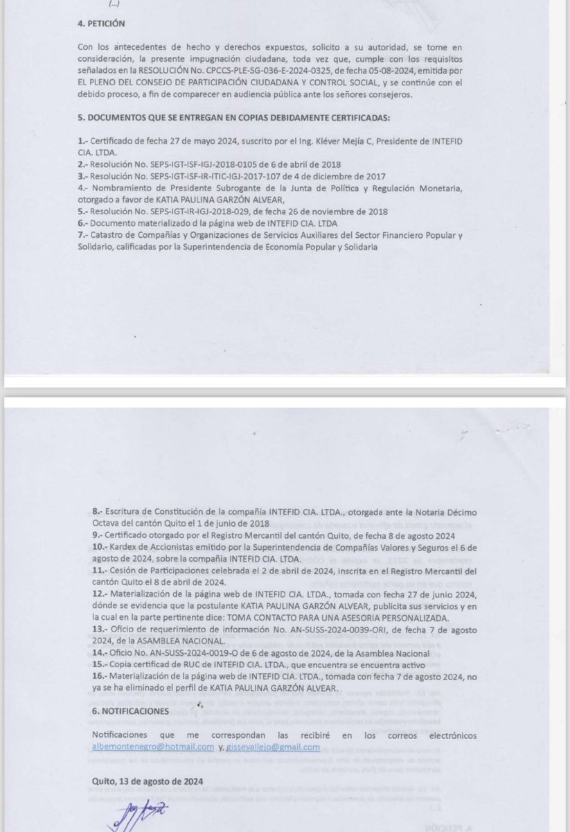 ¡AGUANTA SE QUIEREN ASALTAR LA <a href="/SEPS_Ec/">Superintendencia de Economía Popular y Solidaria</a>!

Dentro de la designación de la máxima autoridad de la Superintendencia de Economía Popular y Solidaria se ha ingresado en el <a href="/cpccs/">Carlos P. Carcelén Caicedo</a>, una impugnación ciudadana en contra de Katia Paulina Garzón Alvear y Guillermo Vinicio Jimbo Espinosa,