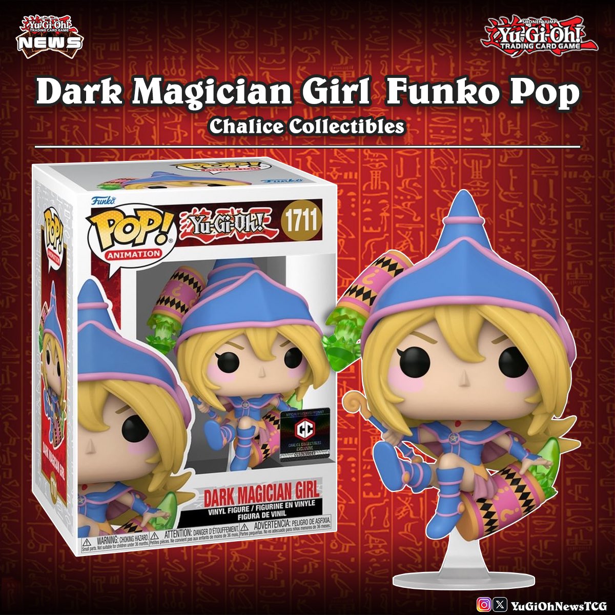 Dark Magician Girl Funko Pop 1461 Yugioh / Exclusivo Convenc | Cuotas sin interés