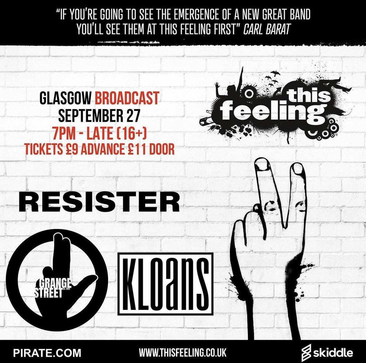 RESISTER (@resistergla) on Twitter photo HWG🤩
We’re playing <a href="/BroadcastGLA/">Broadcast Glasgow</a> on 27th September with <a href="/This_Feeling/">This Feeling</a> ‼️
Mark it in your calendars troops and get you tickets NOW🗓️ HWG🤩
We’re playing <a href="/BroadcastGLA/">Broadcast Glasgow</a> on 27th September with <a href="/This_Feeling/">This Feeling</a> ‼️
Mark it in your calendars troops and get you tickets NOW🗓️