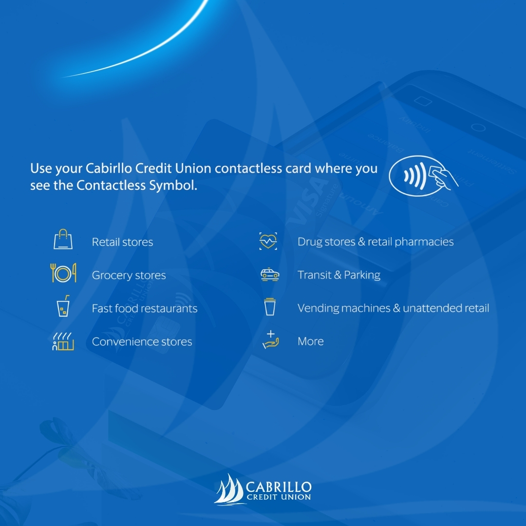 cabrillocu's tweet photo. Experience the convenience of contactless payments with Tap to Pay! 

Wave goodbye to swiping and inserting your card. Just tap your card at any contactless-enabled terminal and go. It's quick, secure, and hassle-free, making your checkout experience smoother than ever. https://t.co/AhKQgNlTLn
