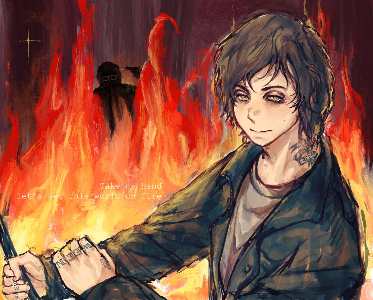 zhicha7's tweet photo. #mychemicalromance #frankiero #DeathSpells https://t.co/IKJA6DKZIU