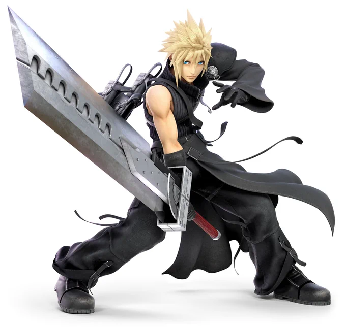 Official art | Super Smash Bros. Ultimate - Cloud 