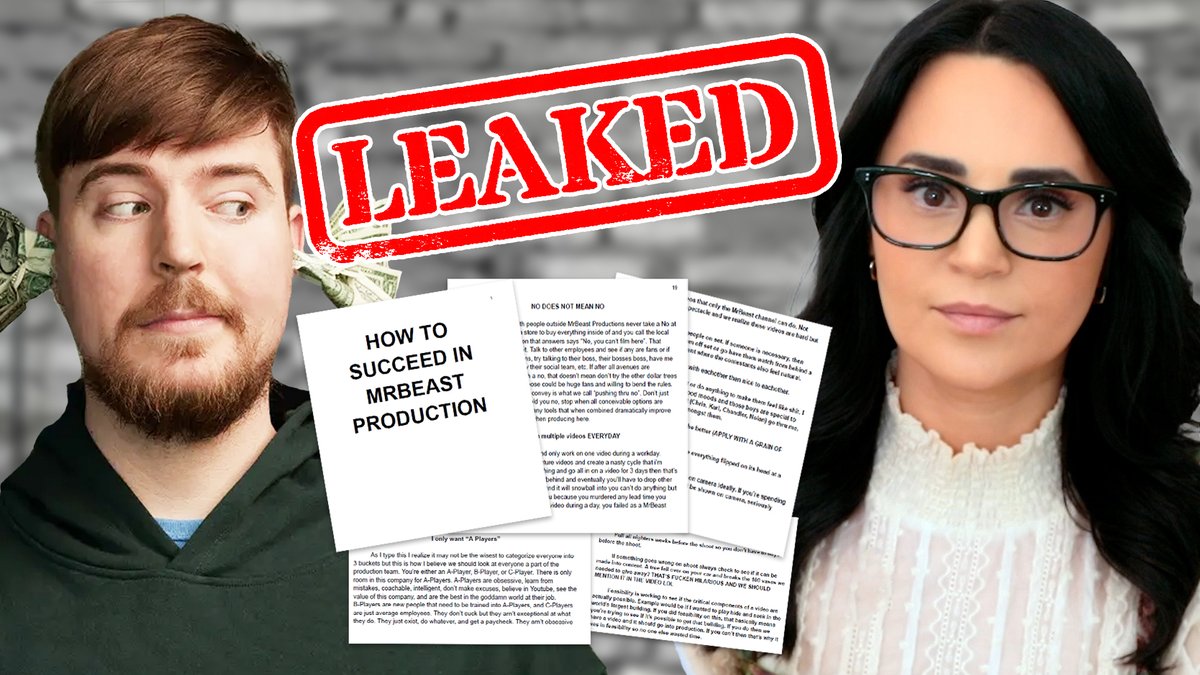 The Real MrBeast (Leaked Document).

Watch here: youtube.com/watch?v=U2aYO4…

Link to Full Document: uploadnow.io/f/khBFv51