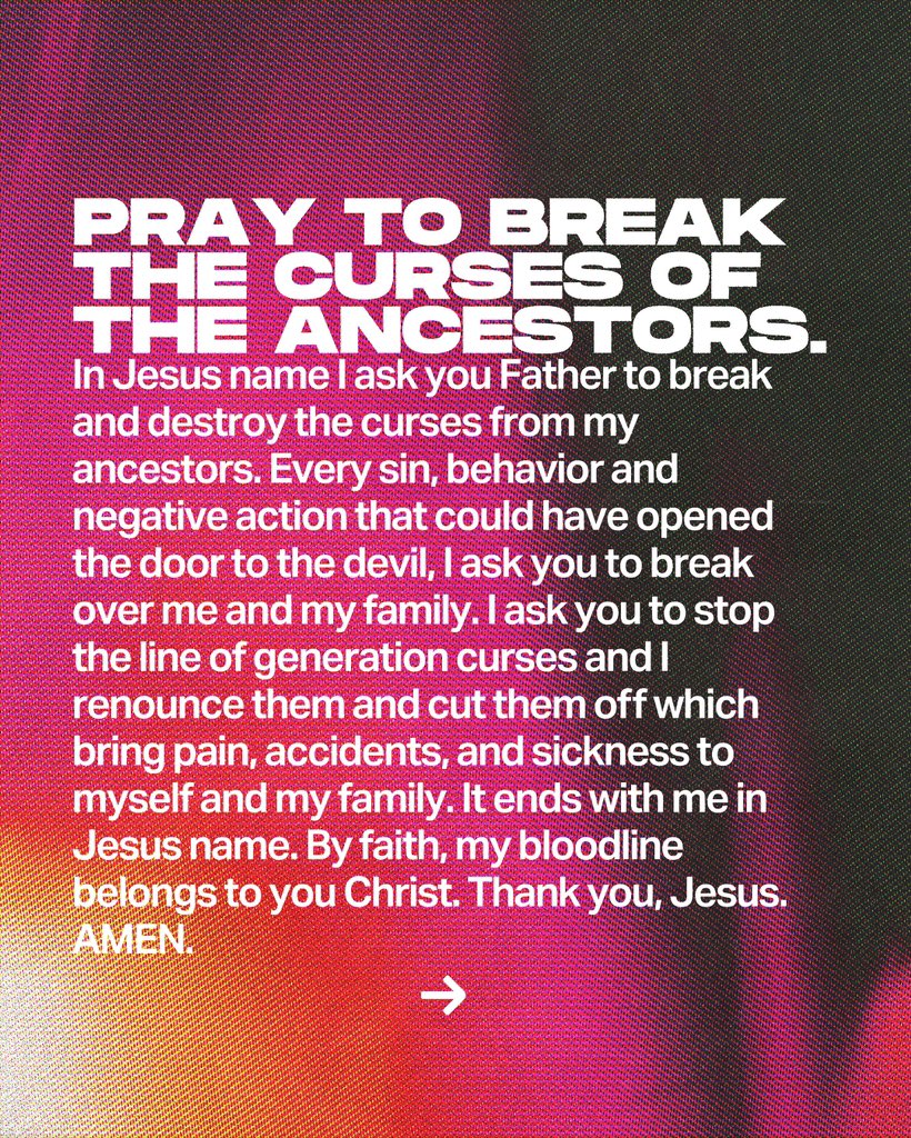 blarsonexorcist's tweet photo. Exposing the curses that may exist within our family lines is a challenging but necessary journey. It is often easier to ignore the patterns of brokenness, addiction, or strife that may have plagued our ancestors. Go to boblarson.organd expose these curses with God's authority. https://t.co/4zj7opYofV