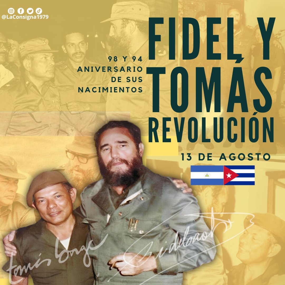 FIDEL Y TOMÁS

Hermanos de lucha,
en la trinchera del alma,
Fidel, faro indomable,
Tomás, voz inquebrantable.

En el viento de la historia,
sus nombres resuenan,
como el eco de la justicia,
en la patria que sueñan.

#4519LaPatriaLaRevolucion