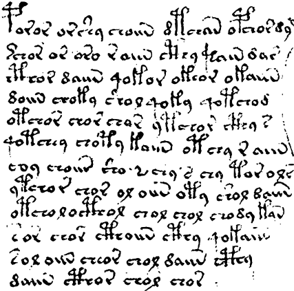 ヴォイニッチ手稿【Voynich Manuscript】1912年にイタリアで発見された