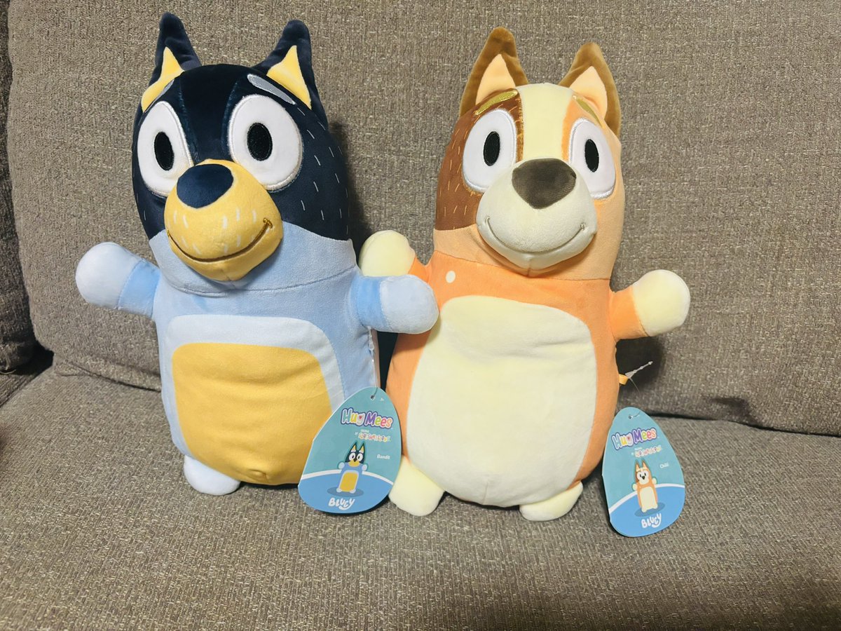 TiffanyArtist56's tweet photo. ๐๏ธ NEW HAUL ๐๏ธ
Back at Target while on vacation again, and I finally found Bandit!
Collection complete for now. (I have Bluey and Bingo at home)
#Bluey #Squishmallow #disney #disneyjunior #disneyplus #plushlover #squishmallows #HugMees #HugMee #plushcollector https://t.co/rmbxwcfQUm