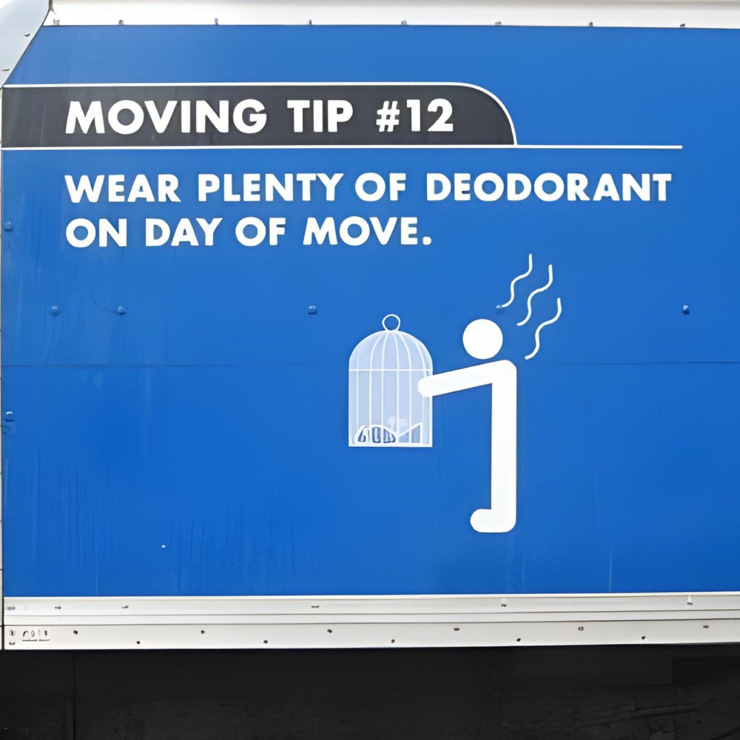 RuffnReadymovin's tweet image. 🤯 Moving tip: Wear plenty of deodorant on moving day—because lifting boxes isn’t the only thing that gets heavy! 😅💪

#MovingDayEssentials #StayFresh #RuffAndReadyMoving #RuffAndReadyMoves #MovingDay #MovingTips #FunnyMemes