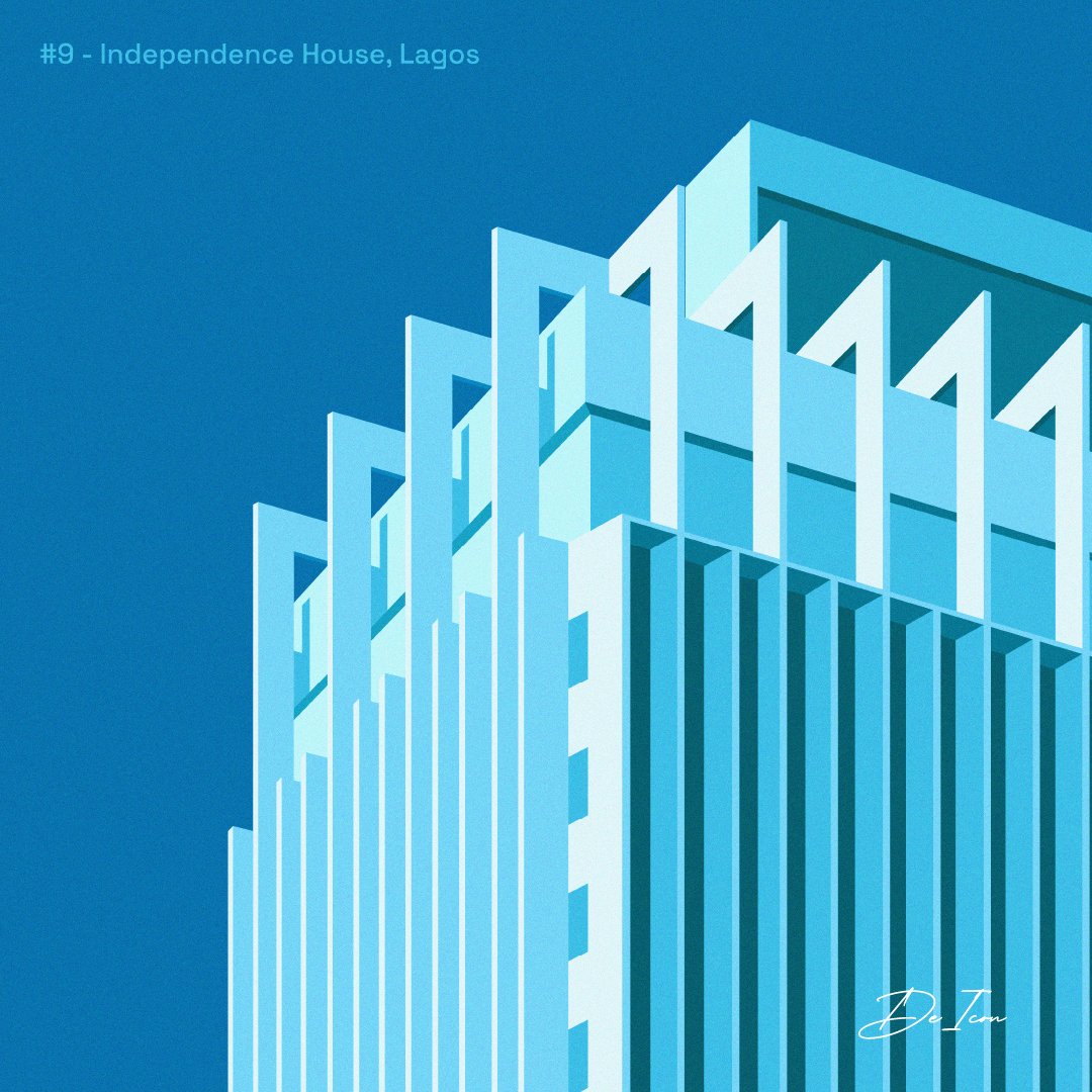eyibayo's tweet photo. #9 - Independence House, Lagos

#buildingillustrationseries https://t.co/zLNOPeTtp7