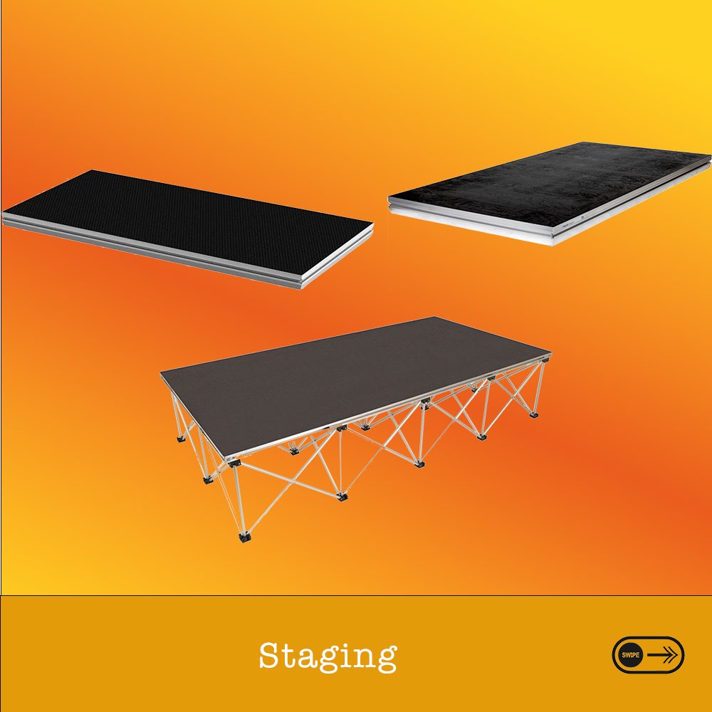 aventivegroup's tweet image. Over 80 stage decks available to hire.
Please get in contact with us for a bespoke quote.
✉️: Hire@TheAventiveGroup.
#staging #theaventivegroup #tag #av #avtech #teamaventive