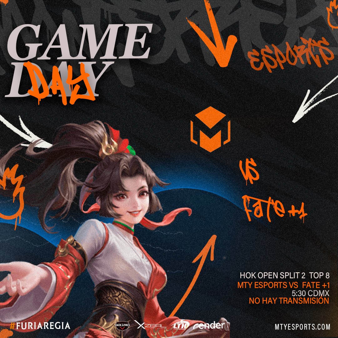 Hoy nos jugamos el pase el top 4 ¡VAMOS CARAJO!

🏆 <a href="/HOKLATAM/">Honor of Kings LATAM</a> Open split 2
🆚 Fate +1

#MonterreyEsports #FuriaRegia🔥