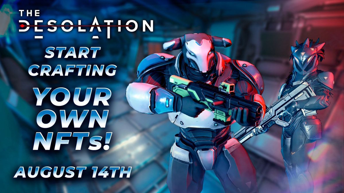 OpenLoot's tweet image. Heads up, mercenaries! @Play_Desolation&apos;s Requisition box sale will go live tomorrow! 🚨

👉 NFT holders will have 2 hr EA at 1pm UTC
🎫 WL-ers will gain access at 3pm UTC
🎁 2000 boxes up for grabs at exclusive discounted price!

Stay tuned!