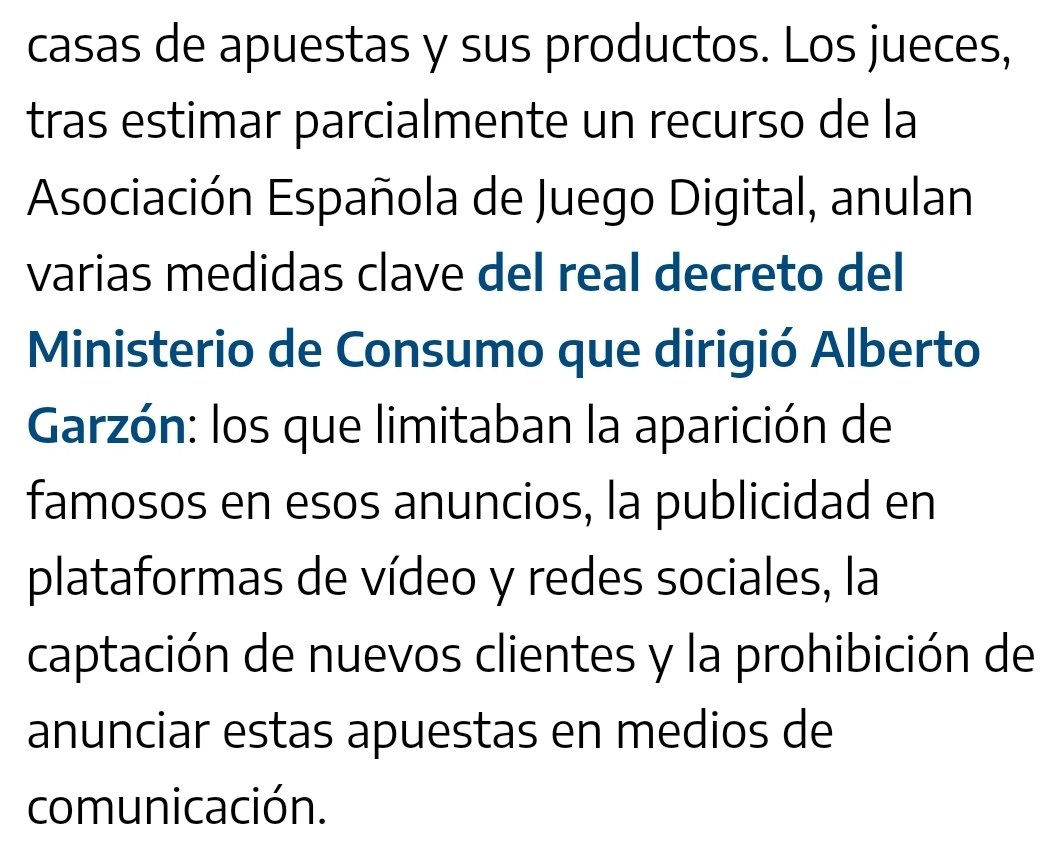 Increíble que tengamos que volver para atrás con este tema cuando el problema no para de crecer.  Y esto es solo el principio. En unos días estamos como hace cuatro años. Publicidad hasta en la sopa.
Mira <a href="/carlos_sobera/">Carlos Sobera</a> esta noticia te interesa. Ya mismo tienes trabajo de nuevo.