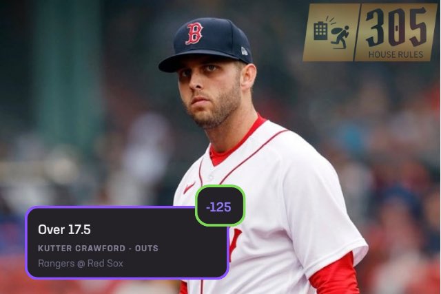 305HouseRules's tweet photo. ‼️August 13th MLB OnlyLocks Play #2‼️

Knives out today 🚨

Kutter 🔪 Crawford “O” 17.5 Outs (-125)💰

Hide ya kids hide ya wives with Kutter on the mound today ‼️

Kutter’s due for a HUGE bounce back game with tough starts vs the Yankees, Dodgers, and Royals after the all star break 🚨

He’s love a home game more than Jamaica loves Vybz Kartel back home with Kutter going over this line in 7️⃣/L10 games ‼️

He’s facing a struggling Rangers offense who can’t produce hits against RHP’s 🚨

They’re 6th worst in OBP and 10th worst wRC+ against righties in the L15 games 

With the Red Sox bullpen stretched we’re expecting a lengthy outing from the knife man today 🔥

‼️LIKE/FOLLOW/RETWEET‼️

#PrizePicks | #HardRockBet | #GamblingX | #PropBets | #PlayerProps | #DFS | #MLBPicks | #NRFI | #MLB | #NBA | #NHL | #PremierLeague | #LaLiga | #WNBA  | #NBASummerLeague