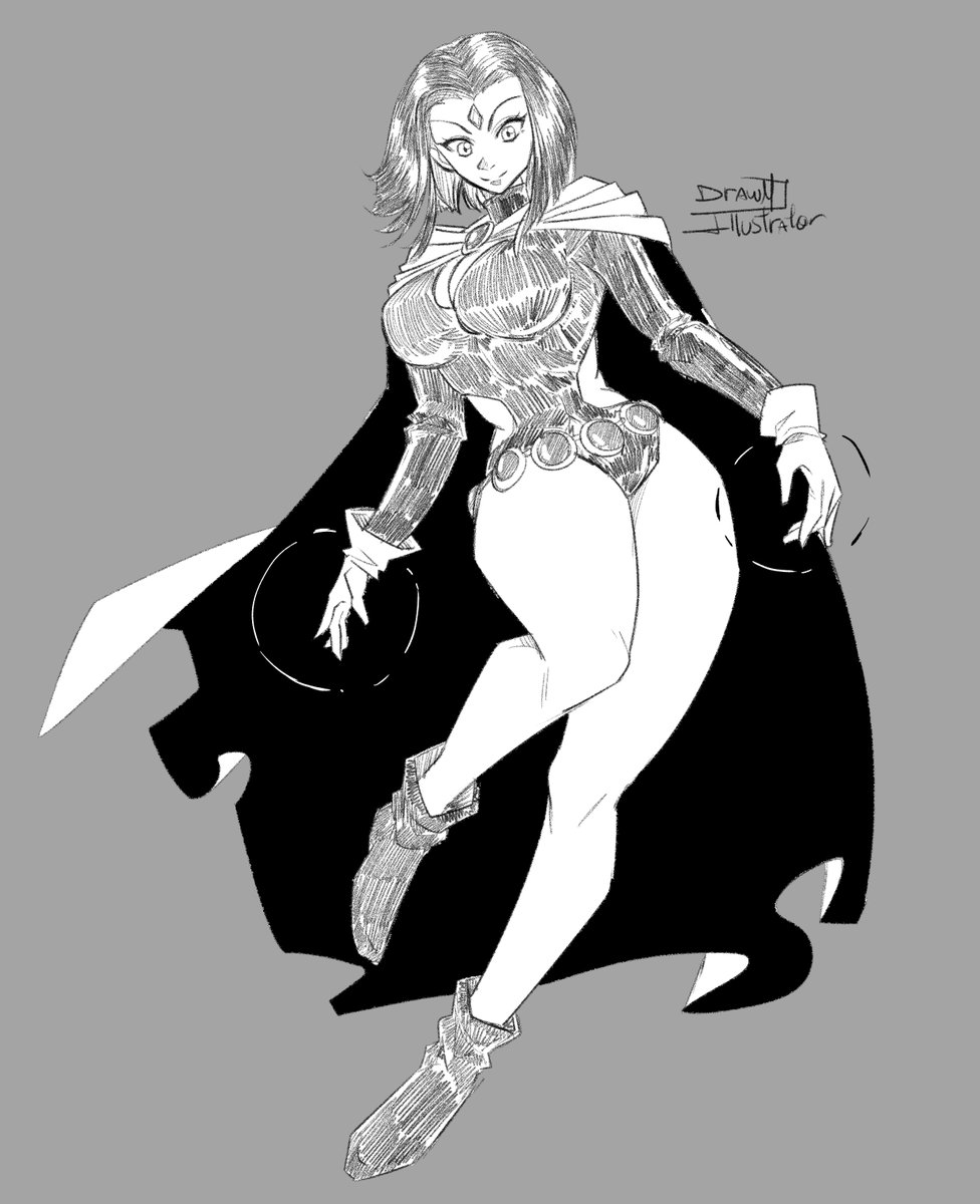 DrawMJ's tweet photo. My own sketch of Raven from Teen Titans
#Raven #TeenTitansRaven #sketch https://t.co/LIx10PWuTK