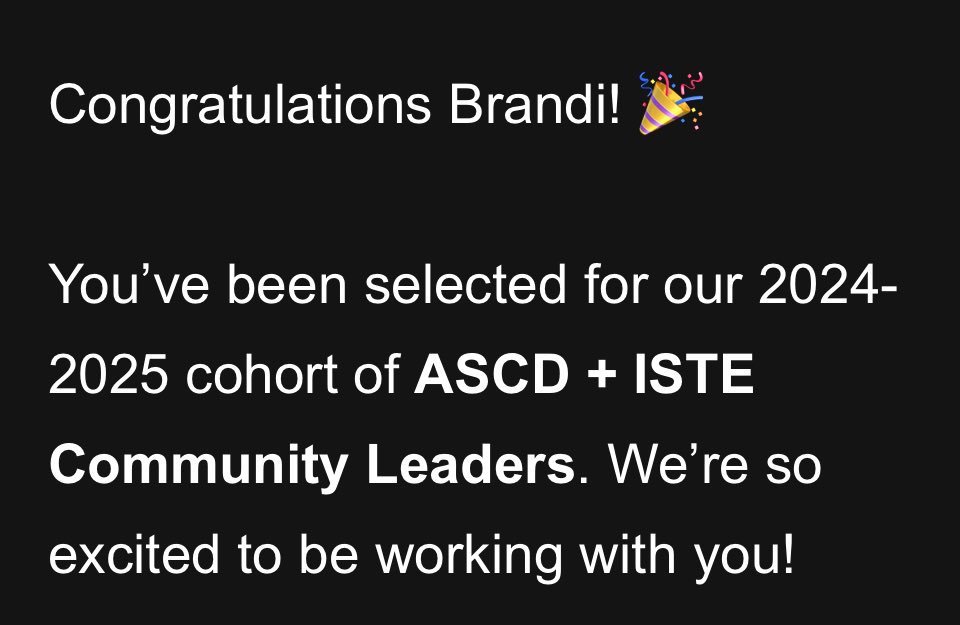 Brandi @ BsTech Buzz (@bstechbuzz) on Twitter photo The beginning of school is always crazy in the tech department! I forgot to announce year 2 as an <a href="/ISTEcommunity/">ISTE+ASCD Community Leaders</a> leader! So excited to continue to work with amazing people! The beginning of school is always crazy in the tech department! I forgot to announce year 2 as an <a href="/ISTEcommunity/">ISTE+ASCD Community Leaders</a> leader! So excited to continue to work with amazing people!