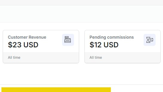 8 months in and made my first commission with <a href="/NotionHQ/">Notion</a> affiliate program! 🖖
