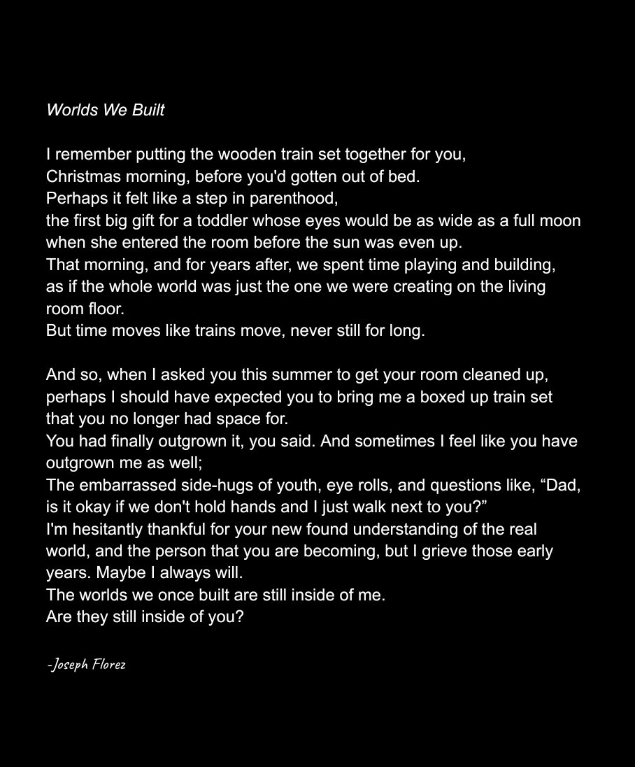 “Worlds We Built” #poetry